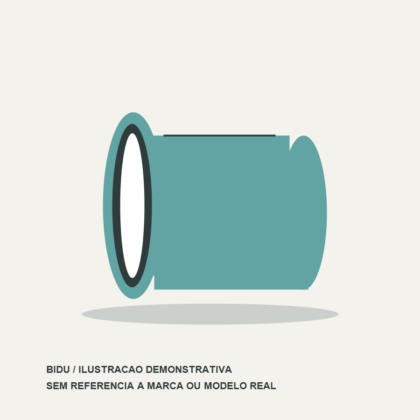 Ilustração demonstrativa Bidu: mascara